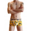 WangJiang Abstract Print Boxer Shorts with Cock Sock