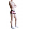 Red Plaid Boxer Shorts by WangJiang