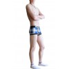 Blue Plaid Boxer Shorts by WangJiang