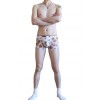 WangJiang Nylon Mesh Boxer Shorts with Flowers Print