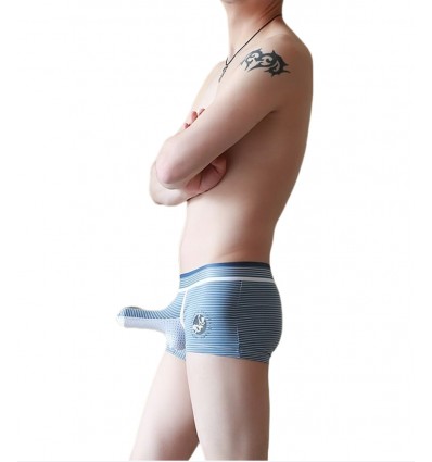 WangJiang Nylon Mesh Boxer Shorts with Cock Sock and Flowers Print