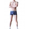 Black and White Nylon Boxer Shorts by WangJiang