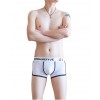 WangJiang Elastic Polyester Boxer Shorts 4033-PJ yellow