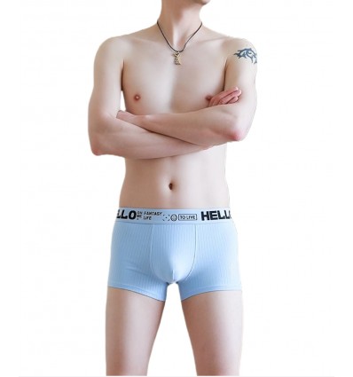 WangJiang Nylon Boxer Shorts 3065-PJ blue