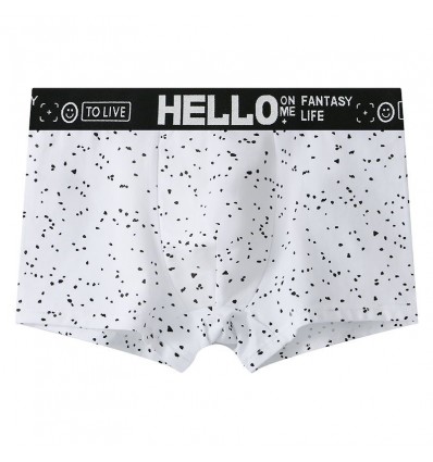 WangJiang Nylon Fabric Dot Boxer Shorts 3064-PJ write