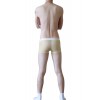 WangJiang Transparent Polyester Fabric Boxer Shorts 3066-PJ yellow