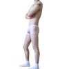WangJiang Transparent Polyester Fabric Boxer Shorts 3067-PJ pink