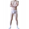 WangJiang Transparent Polyester Fabric Boxer Shorts 3067-PJ pink