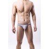 WangJiang Cotton Sexy Bikini Thong 4038-SJ Grey